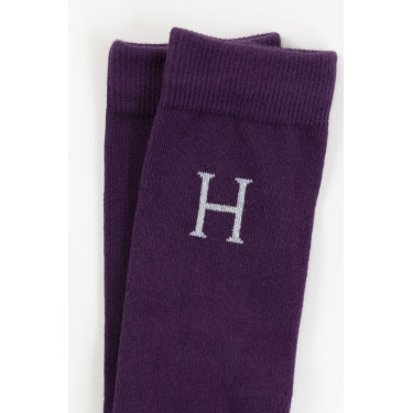 Chaussettes Harcour Sanane Figue Violet Chaussettes Harcour Sanane Figue Violet