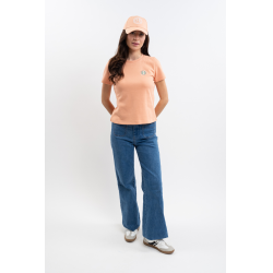 Tee-shirt Harcour Telma Abricot Orange Tee-shirt Harcour Telma Abricot Orange