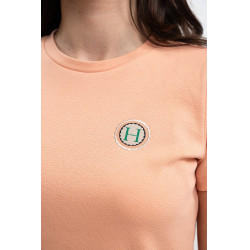 Tee-shirt Harcour Telma Abricot Orange Tee-shirt Harcour Telma Abricot Orange