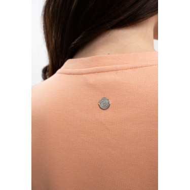 Tee-shirt Harcour Telma Abricot Orange Tee-shirt Harcour Telma Abricot Orange