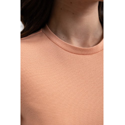 Tee-shirt Harcour Telma Abricot Orange Tee-shirt Harcour Telma Abricot Orange