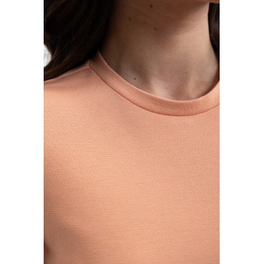 Tee-shirt Harcour Telma Abricot Orange Tee-shirt Harcour Telma Abricot Orange