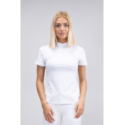 Polo de concours Harcour Prystie Blanc Polo de concours Harcour Prystie Blanc