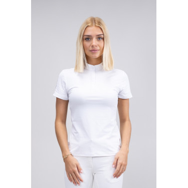 Polo de concours Harcour Prystie Blanc Polo de concours Harcour Prystie Blanc