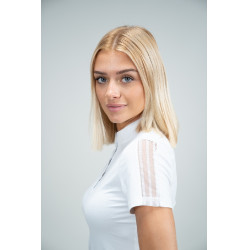Polo de concours Harcour Prystie Blanc Polo de concours Harcour Prystie Blanc