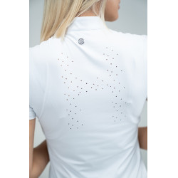 Polo de concours Harcour Prystie Blanc Polo de concours Harcour Prystie Blanc