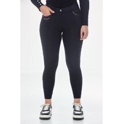 Pantalon polaire équitation Harcour Jaipur Noir