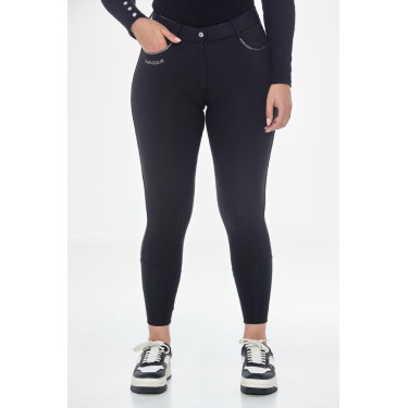 Pantalon polaire équitation Harcour Jaipur Noir