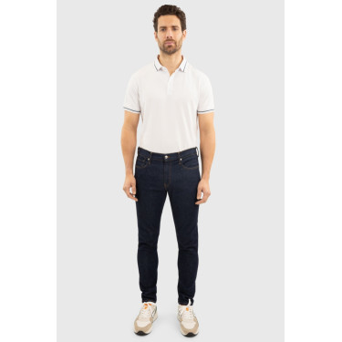 Jean Harcour Jimmer Jean brut Bleu marine
