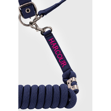 Licol et longe Harcour Amour Marine / rose Bleu Licol et longe Harcour Amour Marine / rose Bleu