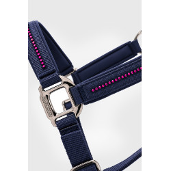 Licol et longe Harcour Amour Marine / rose Bleu Licol et longe Harcour Amour Marine / rose Bleu