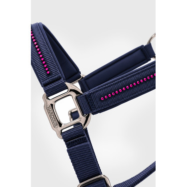 Licol et longe Harcour Amour Marine / rose Bleu Licol et longe Harcour Amour Marine / rose Bleu