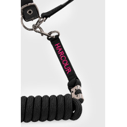 Licol et longe Harcour Amour Noir / rose