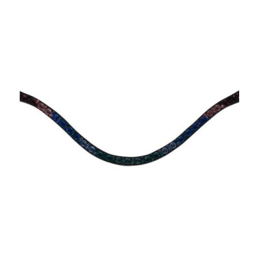 Frontal Lugano HKM Lilas / pétrole