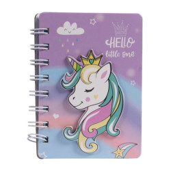 Carnet mini Unicorn HKM Sorteado
