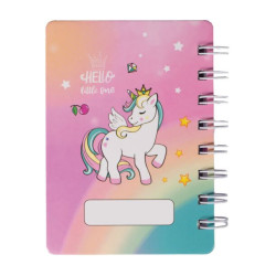 Carnet mini Unicorn HKM Sorteado
