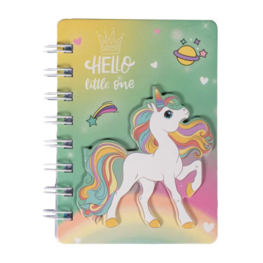 Carnet mini Unicorn HKM Sorteado