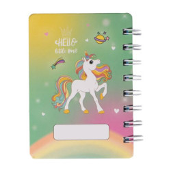 Carnet mini Unicorn HKM Sorteado