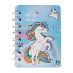 Carnet mini Unicorn HKM Sorteado