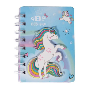 Carnet mini Unicorn HKM Sorteado