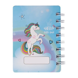 Carnet mini Unicorn HKM Sorteado