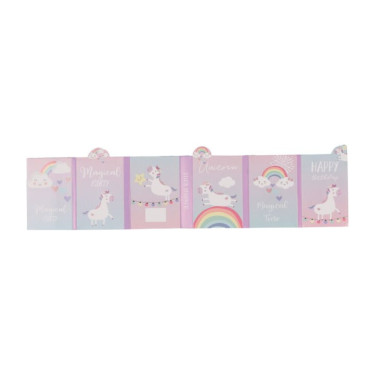 Notes repositionnables Unicorn HKM Sorteado