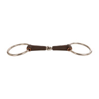Mors simple Velari à anneaux Flex simple brisure medium 18mm Blanc