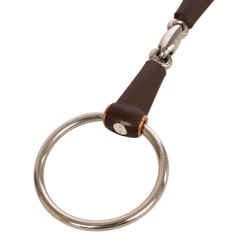 Mors simple Velari à anneaux Flex double brisure medium 18mm Blanc