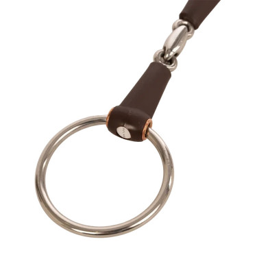 Mors simple Velari à anneaux Flex double brisure medium 18mm Blanc