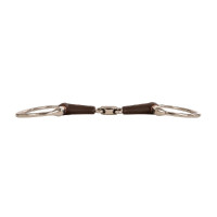 Mors à olives Velari Flex double brisure medium 18mm Blanc