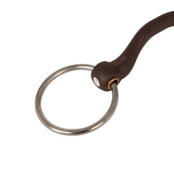 Mors simple à anneaux Velari Flex passage de langue rigide 20mm