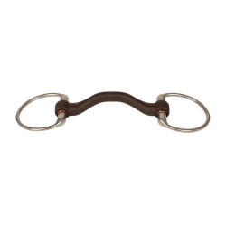 Mors à olives Velari Flex passage de langue rigide 20mm