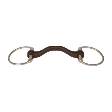 Mors à olives Velari Flex passage de langue rigide 20mm