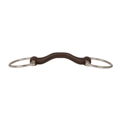 Mors à olives Velari Flex passage de langue rigide 20mm