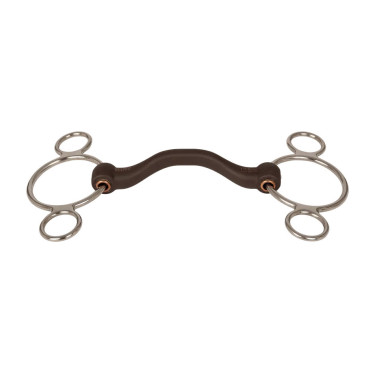 Mors Pessoa 3 ring anneaux Velari Flex passage de langue rigide 20mm Blanc