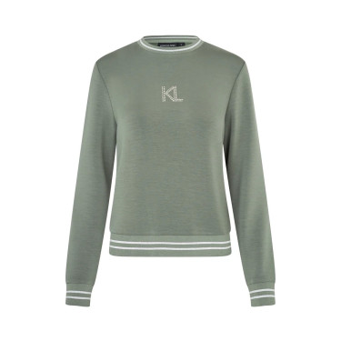Sweatshirt femme avec cristaux Swarovski KLLilian Kingsland Sweatshirt femme avec cristaux Swarovski KLLilian Kingsland