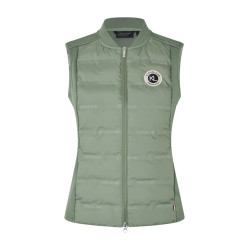 Veste sans manche hybride femme KLLucy Kingsland Vert scarabée