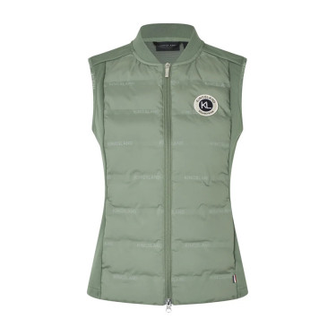 Veste sans manche hybride femme KLLucy Kingsland Vert scarabée