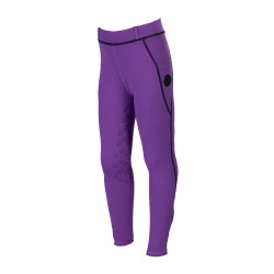 Legging Amina fond 1/1 en silicone HKM enfant Lilas foncé Violet