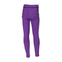 Legging Amina fond 1/1 en silicone HKM enfant Lilas foncé Violet