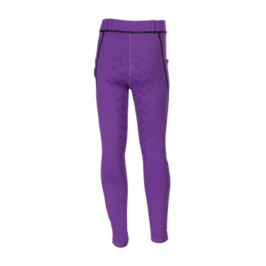 Legging Amina fond 1/1 en silicone HKM enfant Lilas foncé Violet