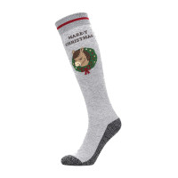 Chaussettes Imperial Riding Santa femme Gris chiné