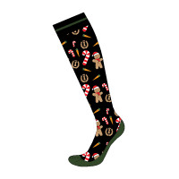 Chaussettes Imperial Riding Santa femme Noir