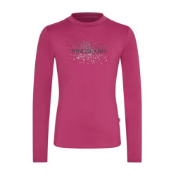 T-shirt à manches longues Junior KLMadeline Kingsland Brume rose magenta