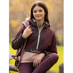 Anorak imperméable LeMieux Bailey Young Rider Bramble Vert