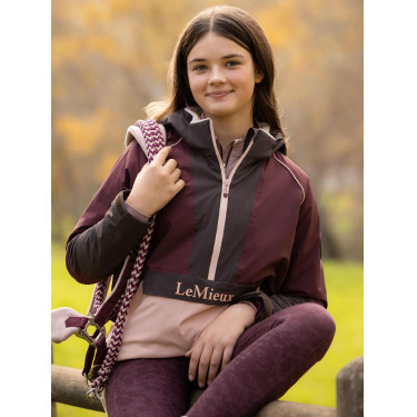 Anorak imperméable LeMieux Bailey Young Rider Bramble Vert