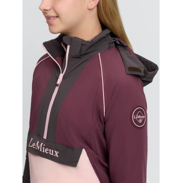 Anorak imperméable LeMieux Bailey Young Rider Bramble Vert