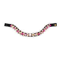 Frontal Northern Lights Crystal en cuir Equestro Aurores boréales