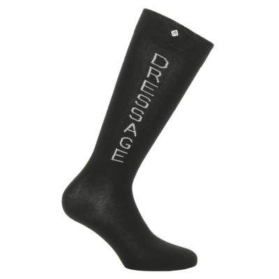 Chaussettes Equithème Dressage Noir / blanc