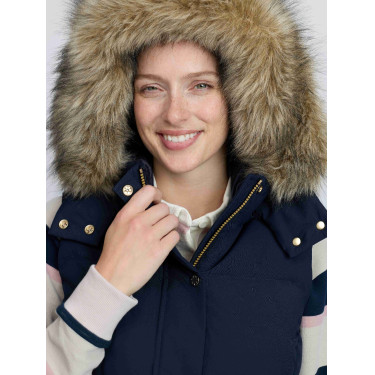 Doudoune sans manches à capuche LeMieux Margot femme Marine Bleu marine